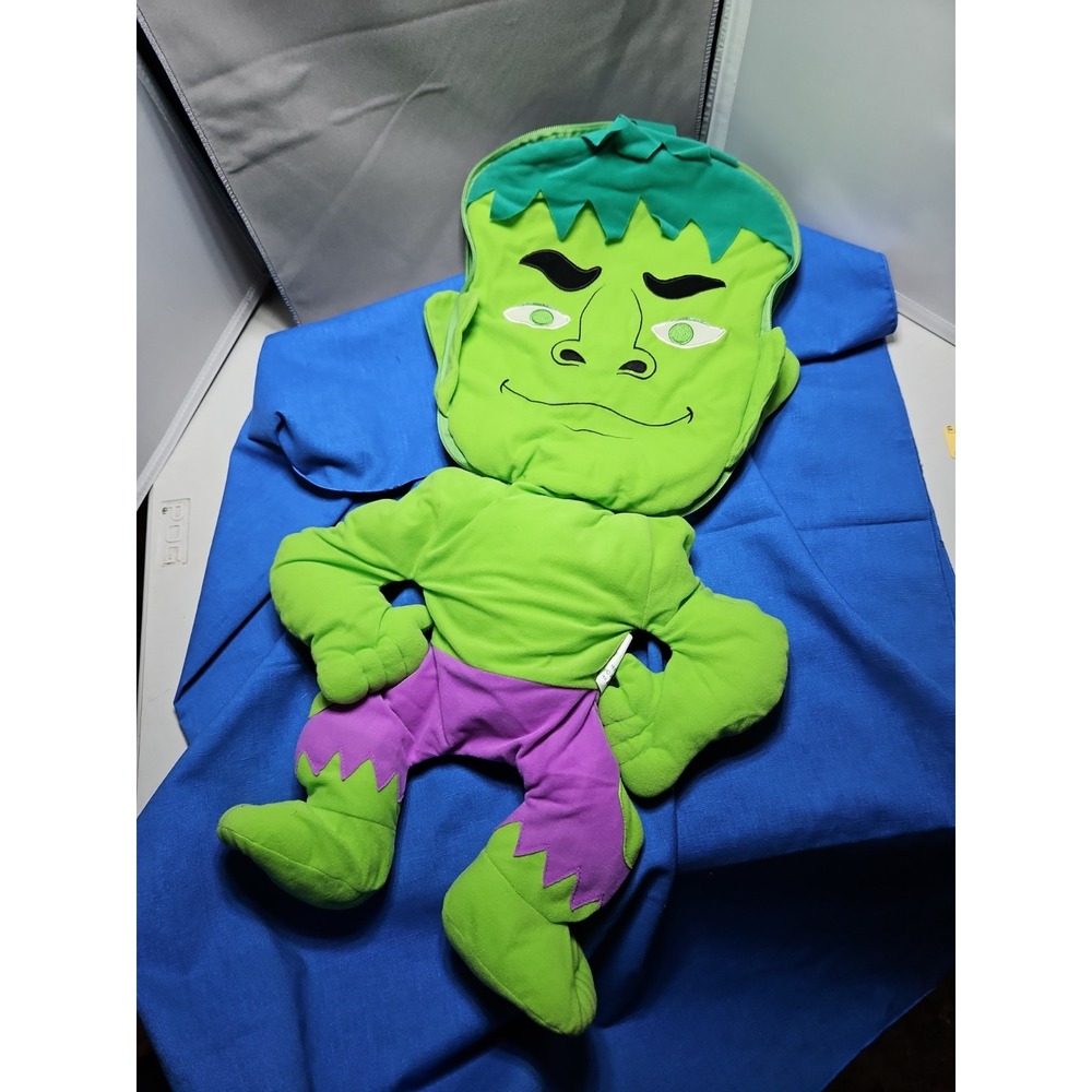 Marvel Incredible Hulk Pillowtime Pal Plush Pillow 30" Vintage Cuddletime